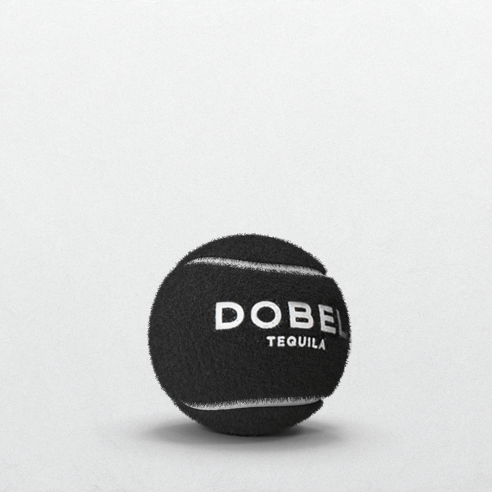 Black Dobel tennis ball.