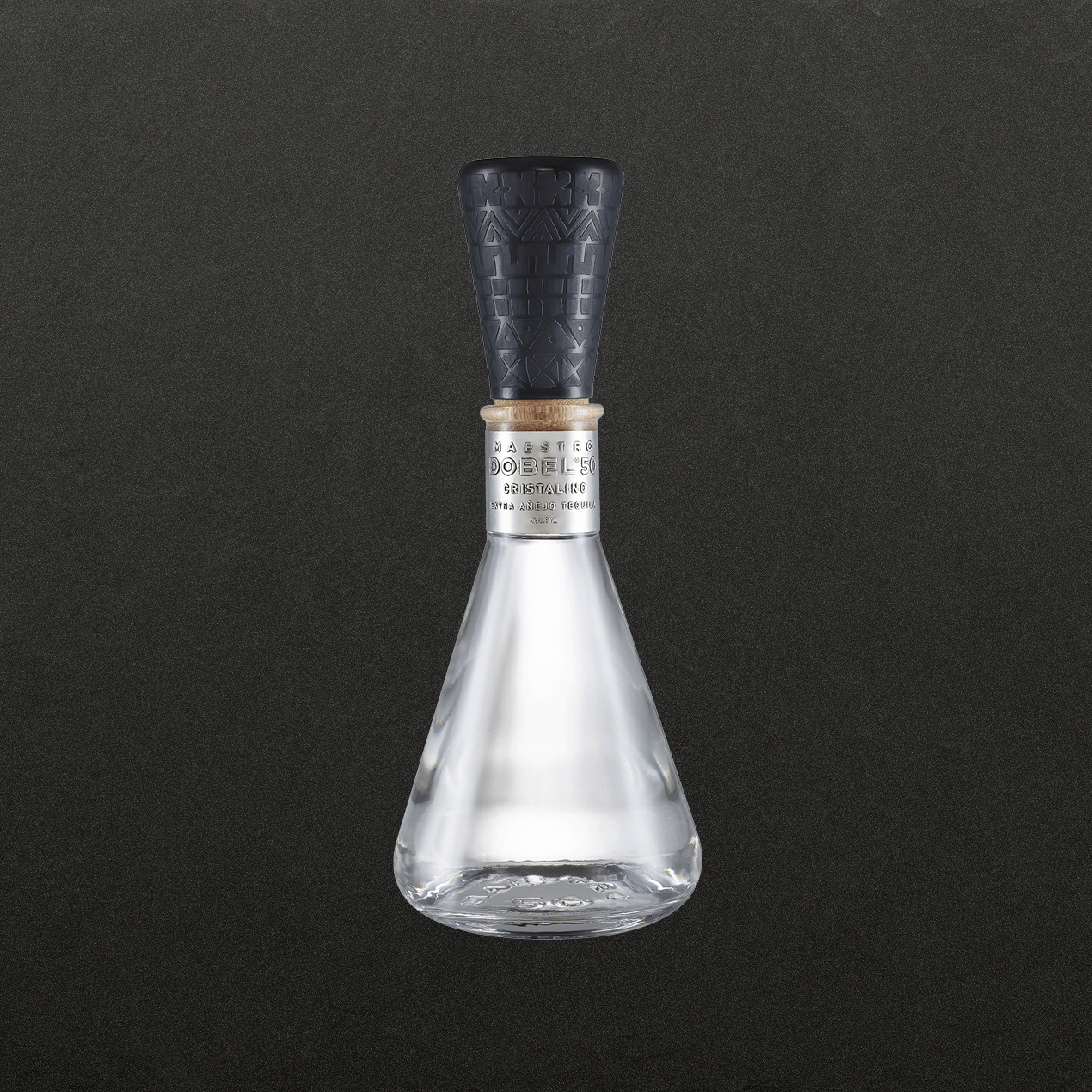 Dobel 50 Cristalino Onora Laca de Olinala front of bottle.