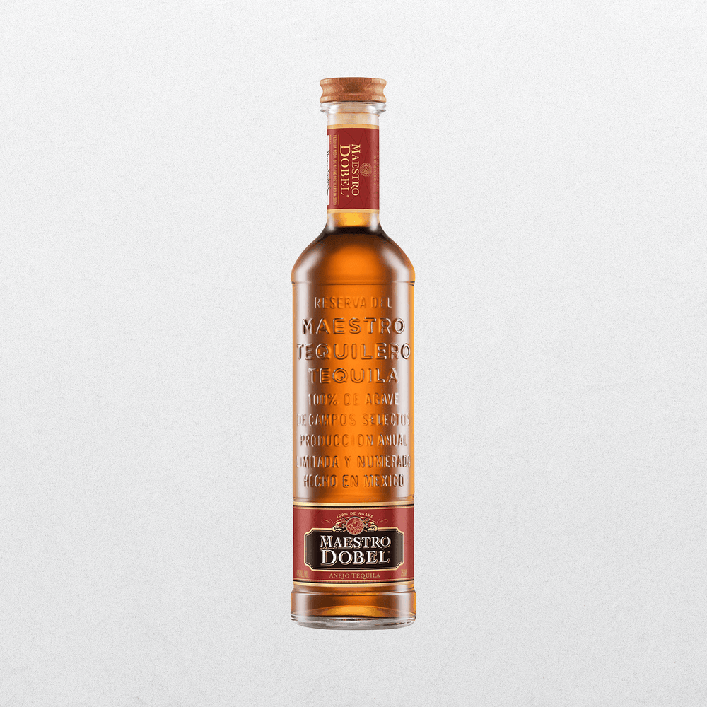 Dobel Añejo on white background.