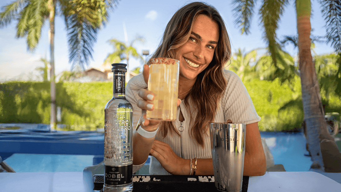 Aryna Sabalenka’s Stylish Serve with Maestro Dobel