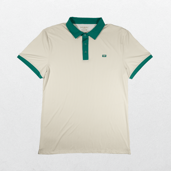 Striped Performance Tennis Polo
