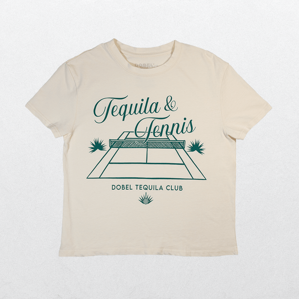 Tequila & Tennis Mid-Crop Tee