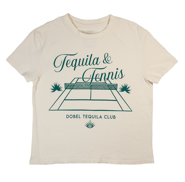 Tequila & Tennis Mid-Crop Tee