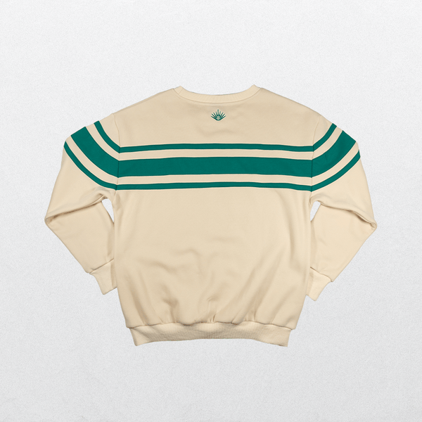 Striped Puff Print Sweatshirt