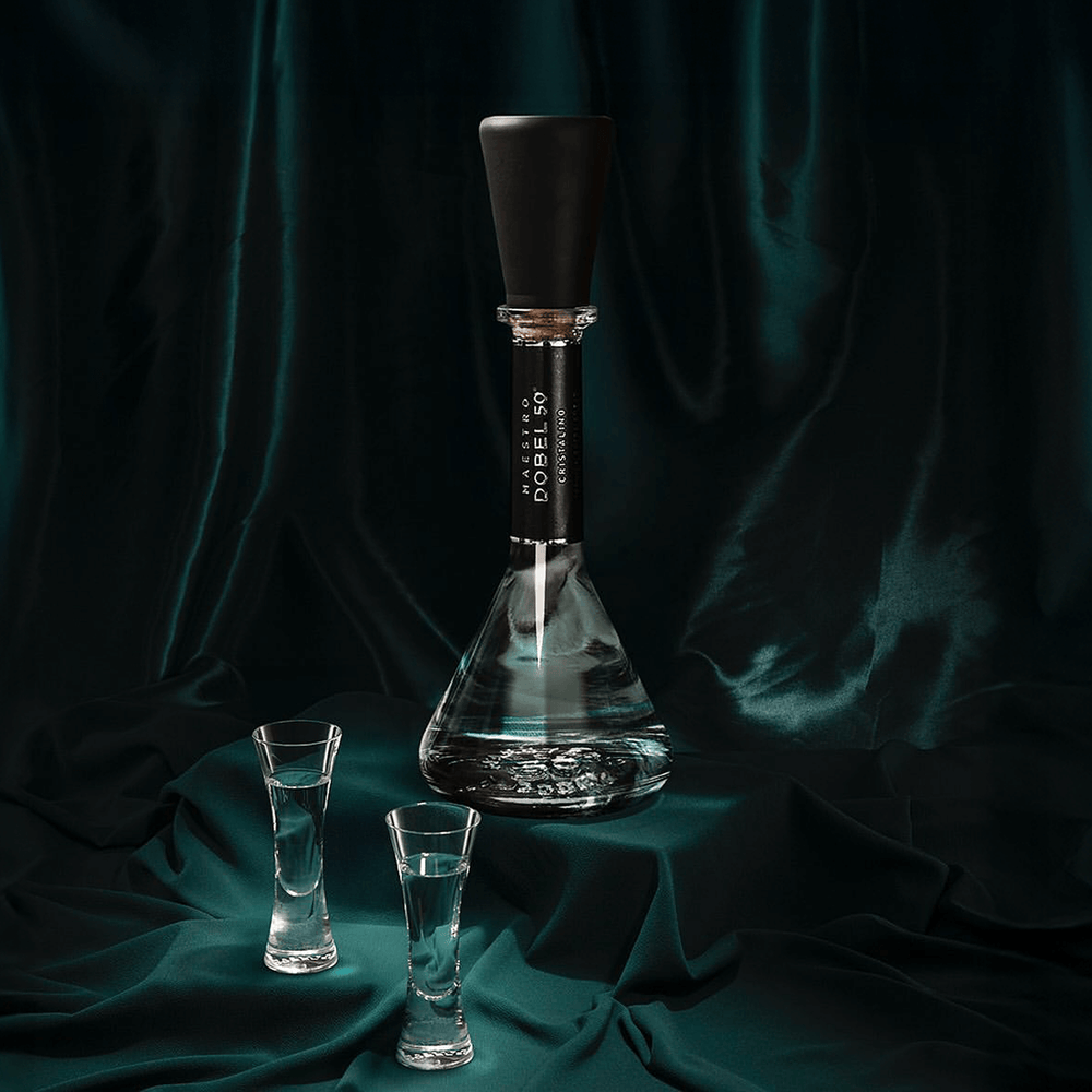 Dobel 50 Cristalino + Set of Dobel 50 Sipping Glasses